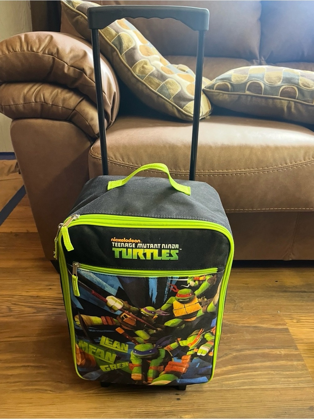 Teenage mutant ninja turtles rolling travel kid suitcase